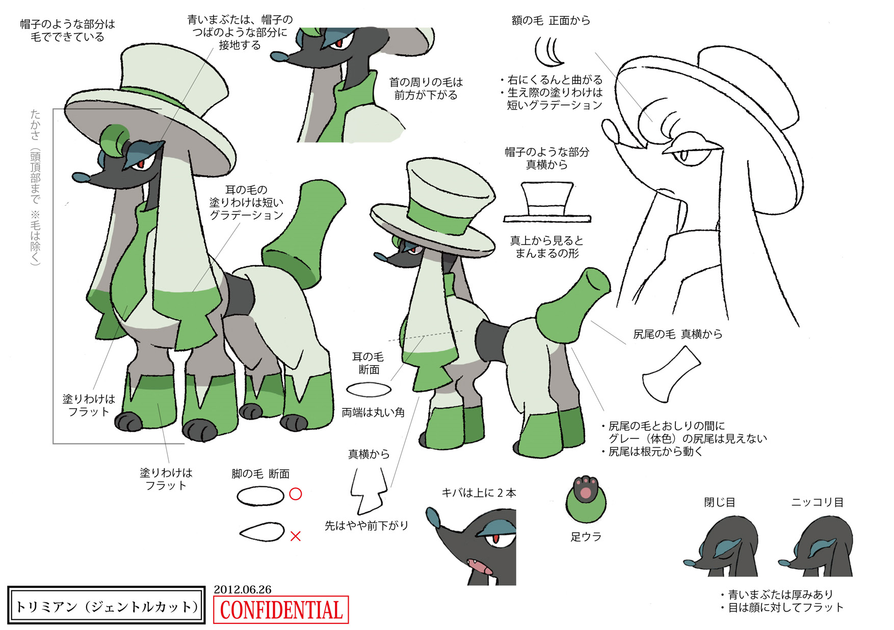 PokeXY_ConceptArt_トリミアン_ジェントルカット_三面図.png PokeXY_ConceptArt_トリミアン_ジェントルカット_三面図.png