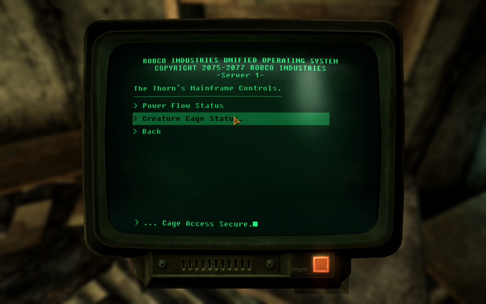 Red Lucy's PC, likely intended as a component of this quest Red Lucy's PC, likely intended as a component of this quest