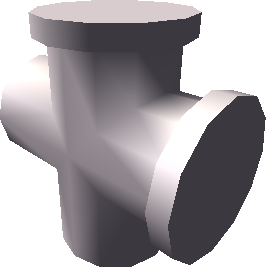 A pipe intersection A pipe intersection