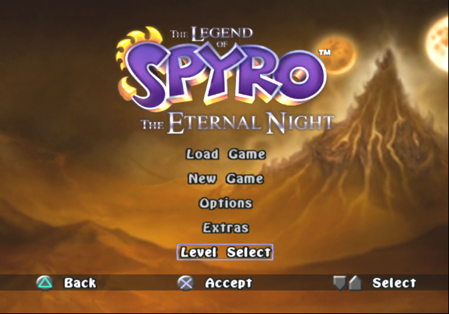 Enabling the code will reveal the level select in the main menu.