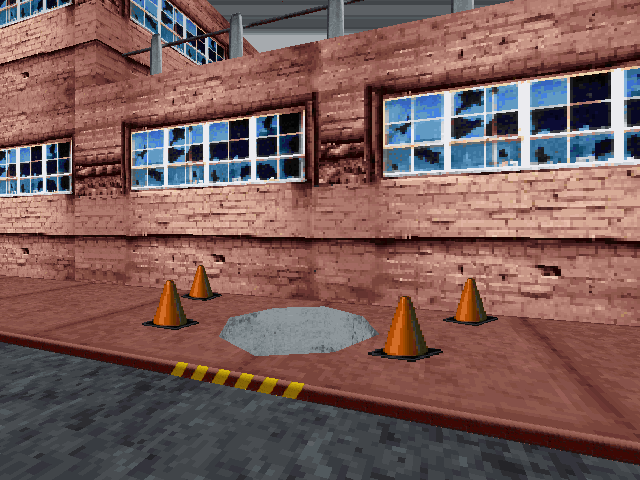 Entrance to industrial building.