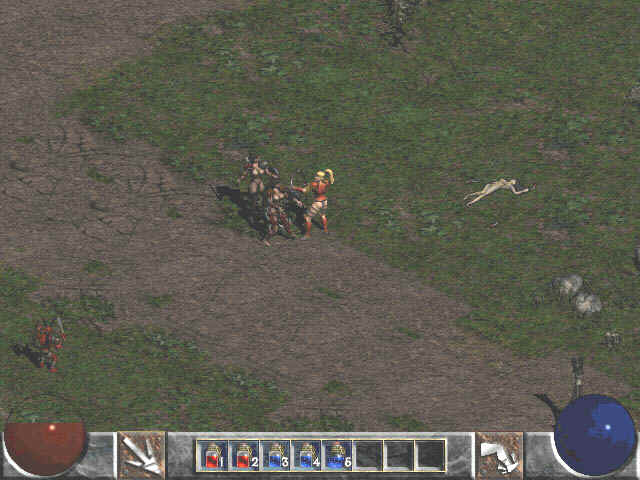 E3 1999 image. A weird looking dead body on the right side of the screen.