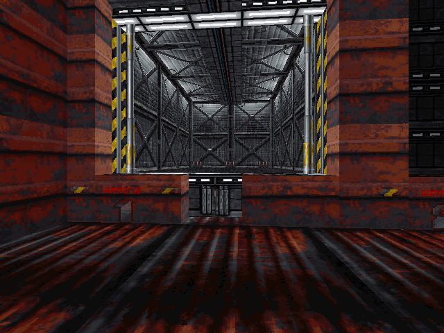 Hangar door opened. Hangar door opened.