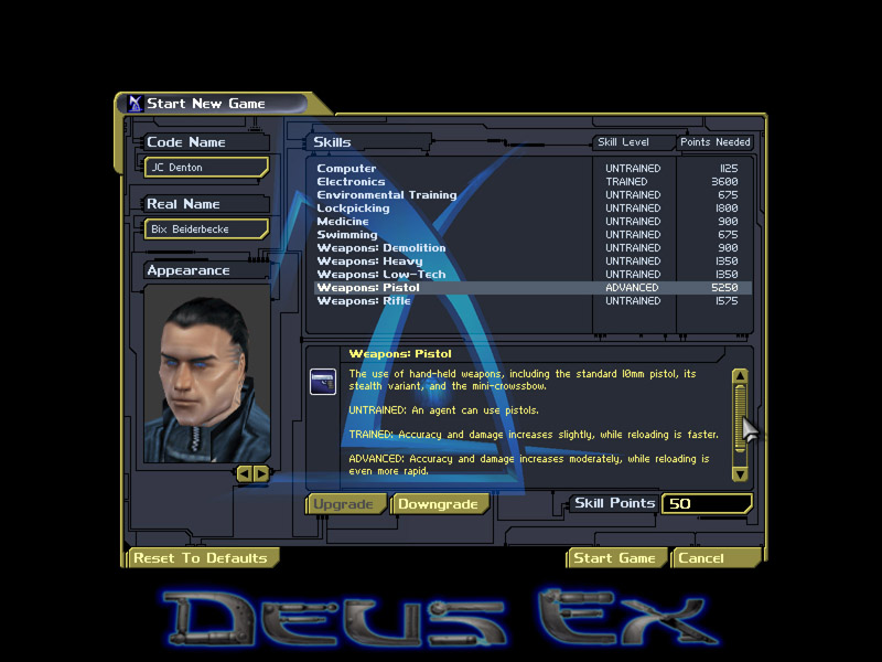Character creation and a "mini-crowssbow" typo.