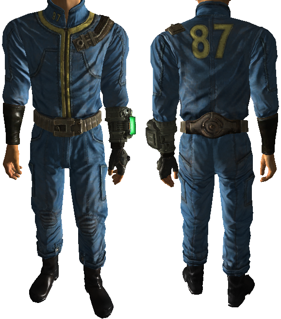 Vault 87 suit, male Vault 87 suit, male