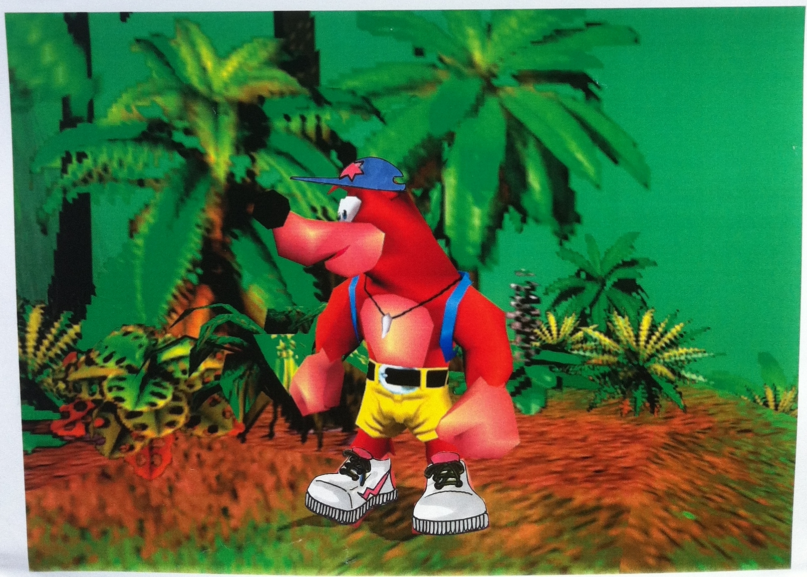 The mockup of Banjo in full skateboarder regalia. Note the shoes, which bear a conspicuous resemblance to the Turbo Trainers... The mockup of Banjo in full skateboarder regalia. Note the shoes, which bear a conspicuous resemblance to the Turbo Trainers...