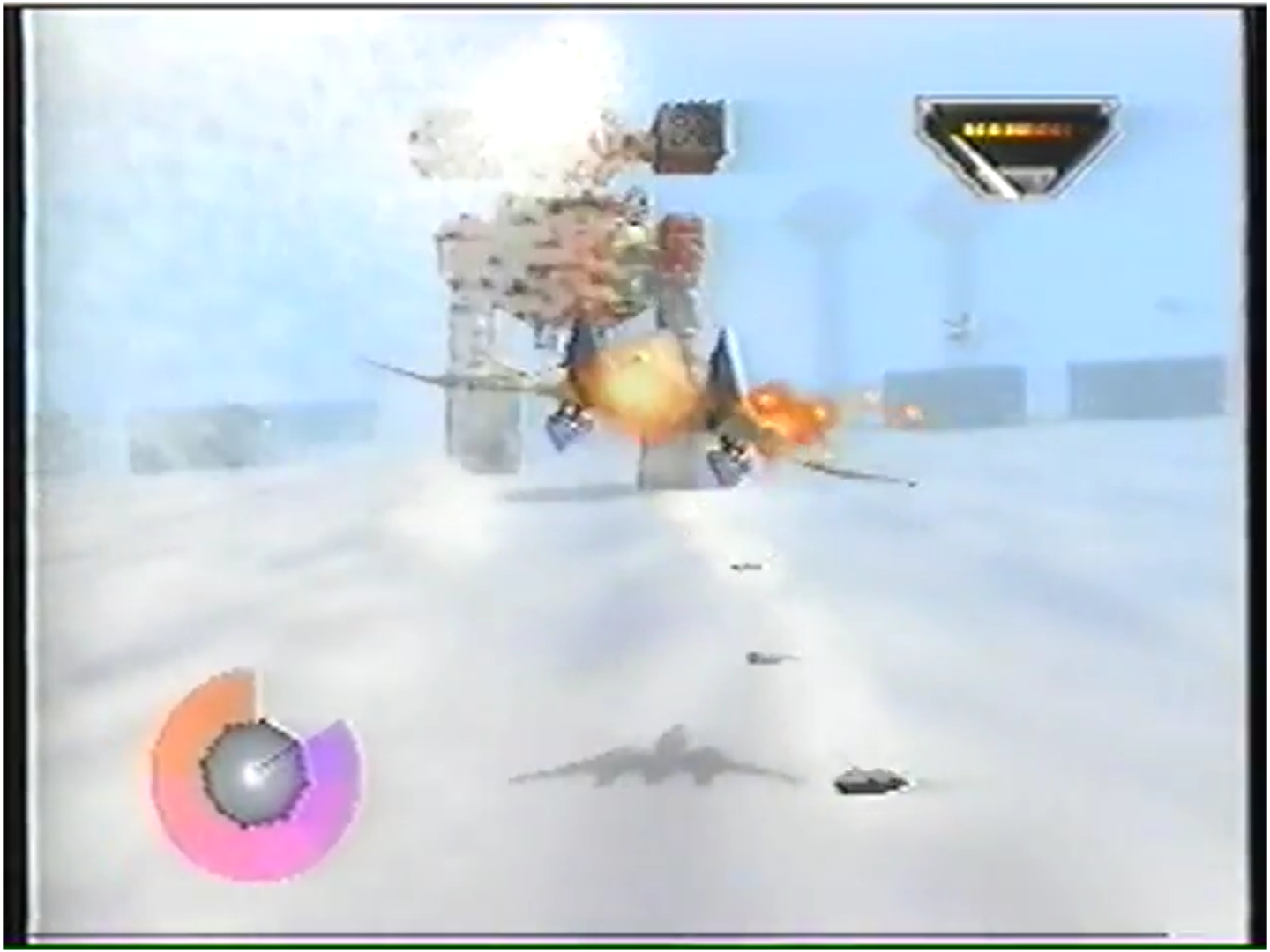 Granga blowing snow, suggesting he's the culprit behind the blizzard.