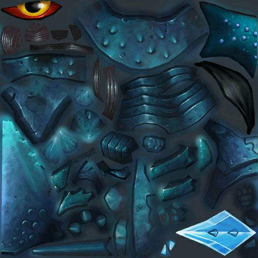 Lob-Star's texture map Lob-Star's texture map