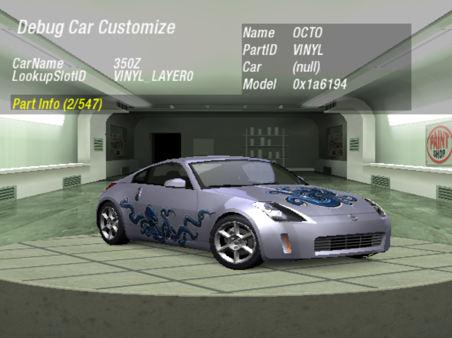 350Z Octo Vinyl (Side) 350Z Octo Vinyl (Side)