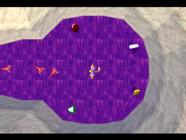 The start of the level.