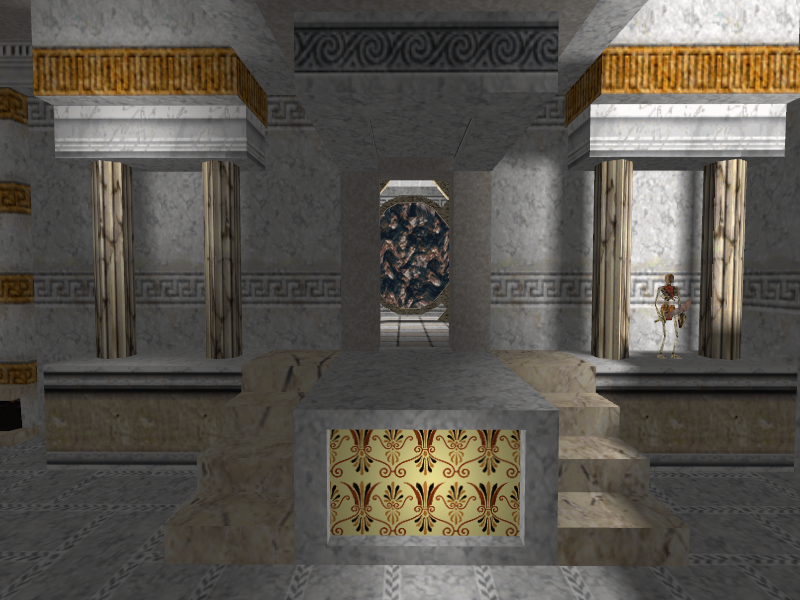Entrance to the hidden teleporter.
