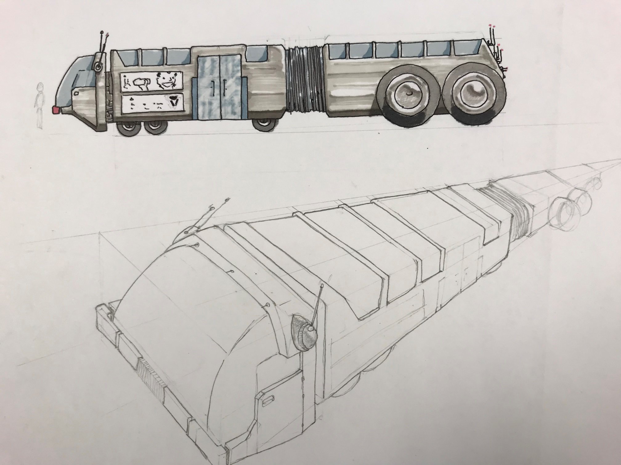Tanker Truck. It looks like a bus or train to be honest