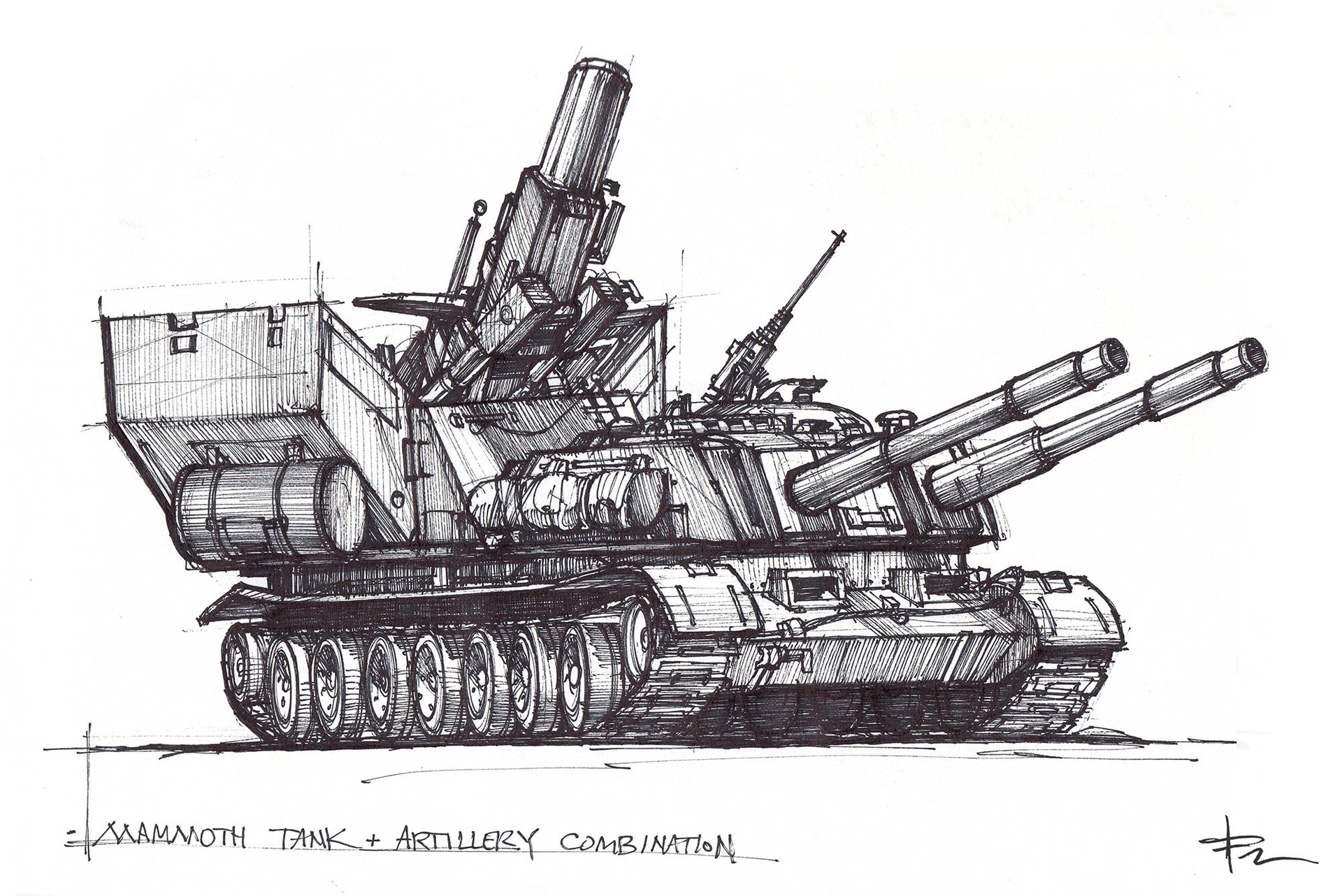 Mammoth Artillery Tank