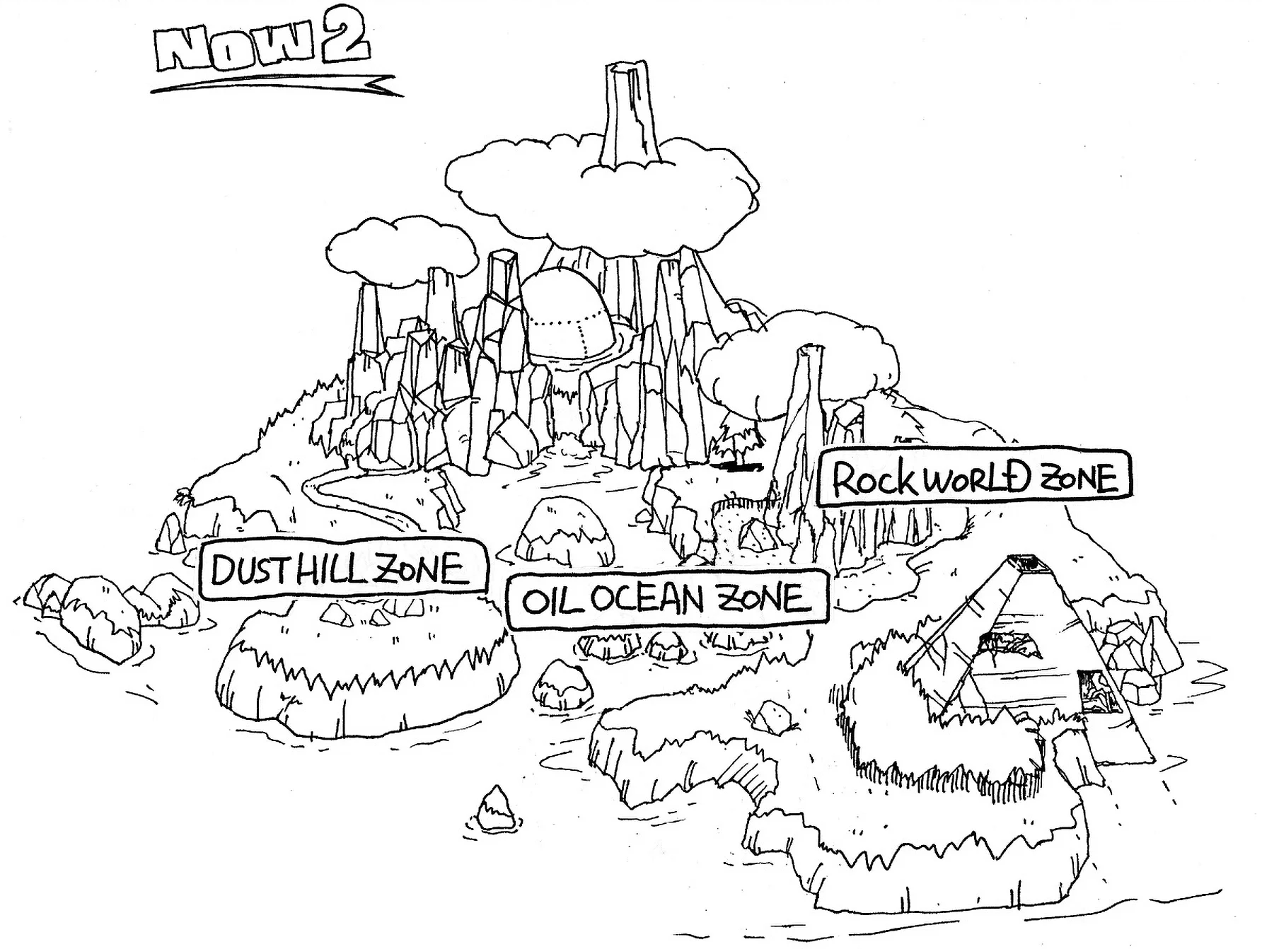 Dust Hill on the Now 2 map concept art