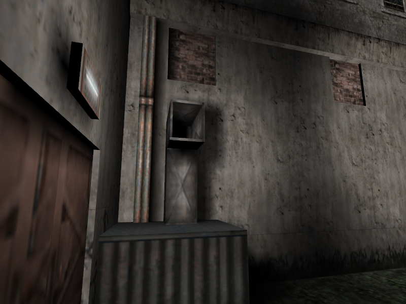 The entrance to the cafeteria area in the final E4M1b. The entrance to the cafeteria area in the final E4M1b.