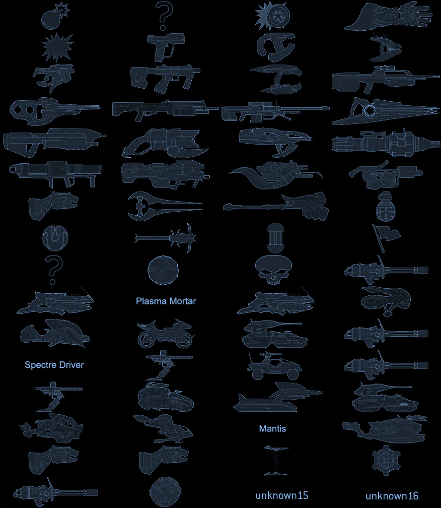 Post Game Carnage Report Weapon Icons