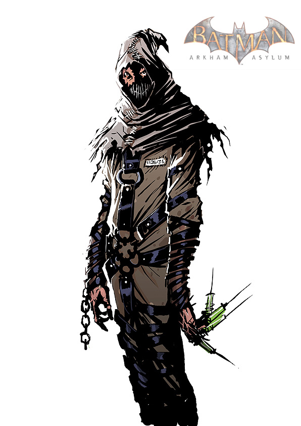 Early design of Scarecrow by John Gravato. Early design of Scarecrow by John Gravato.