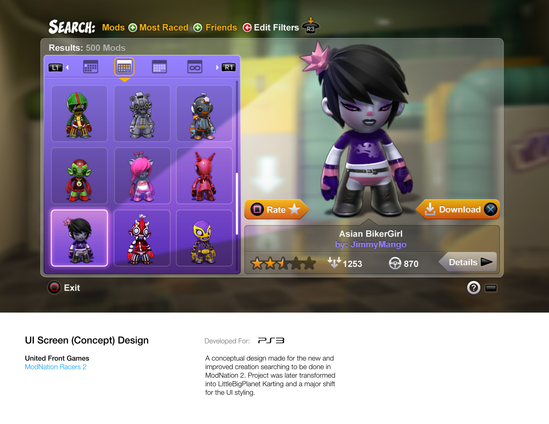 Search results concept