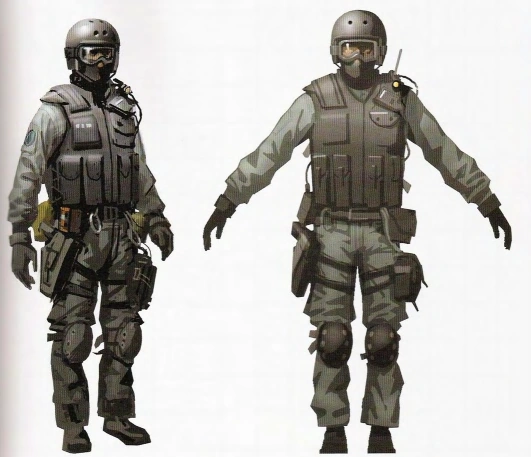 Concept art for Seal Team 6.
