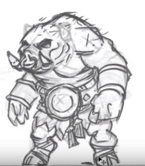 Swine Reaver concept art.