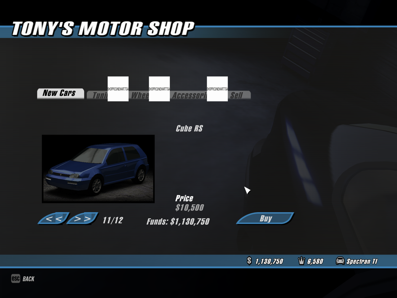Car to buy (w/ image preview)