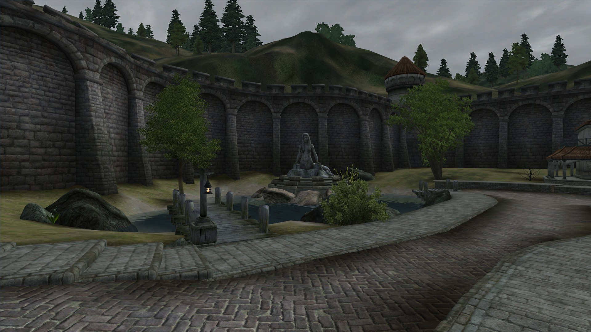 The location of the Anvil Arena, as seen in the final game. The location of the Anvil Arena, as seen in the final game.