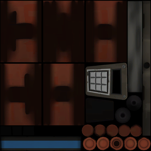 MIRV Grenade texture - BLU. MIRV Grenade texture - BLU.