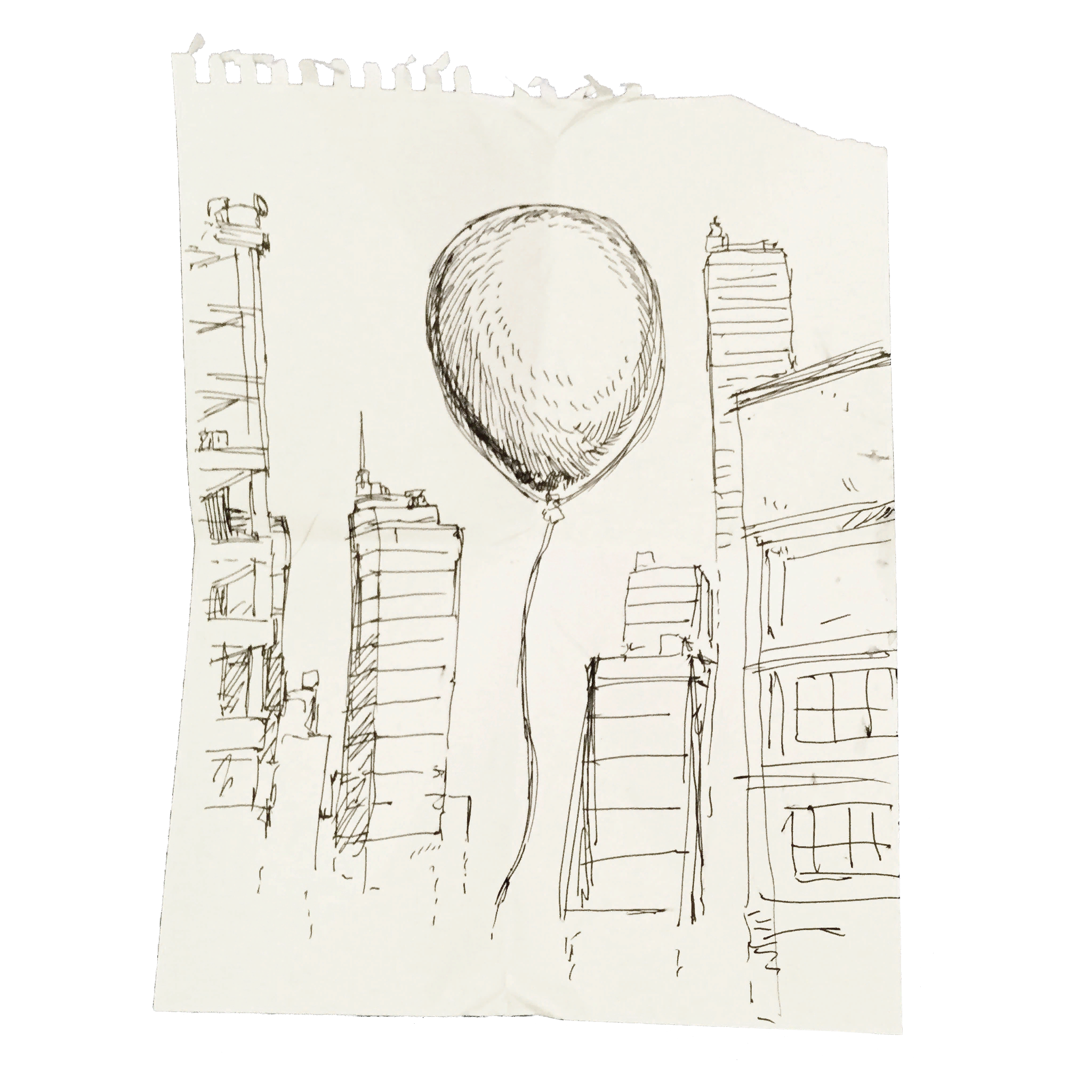 Sketch of a balloon