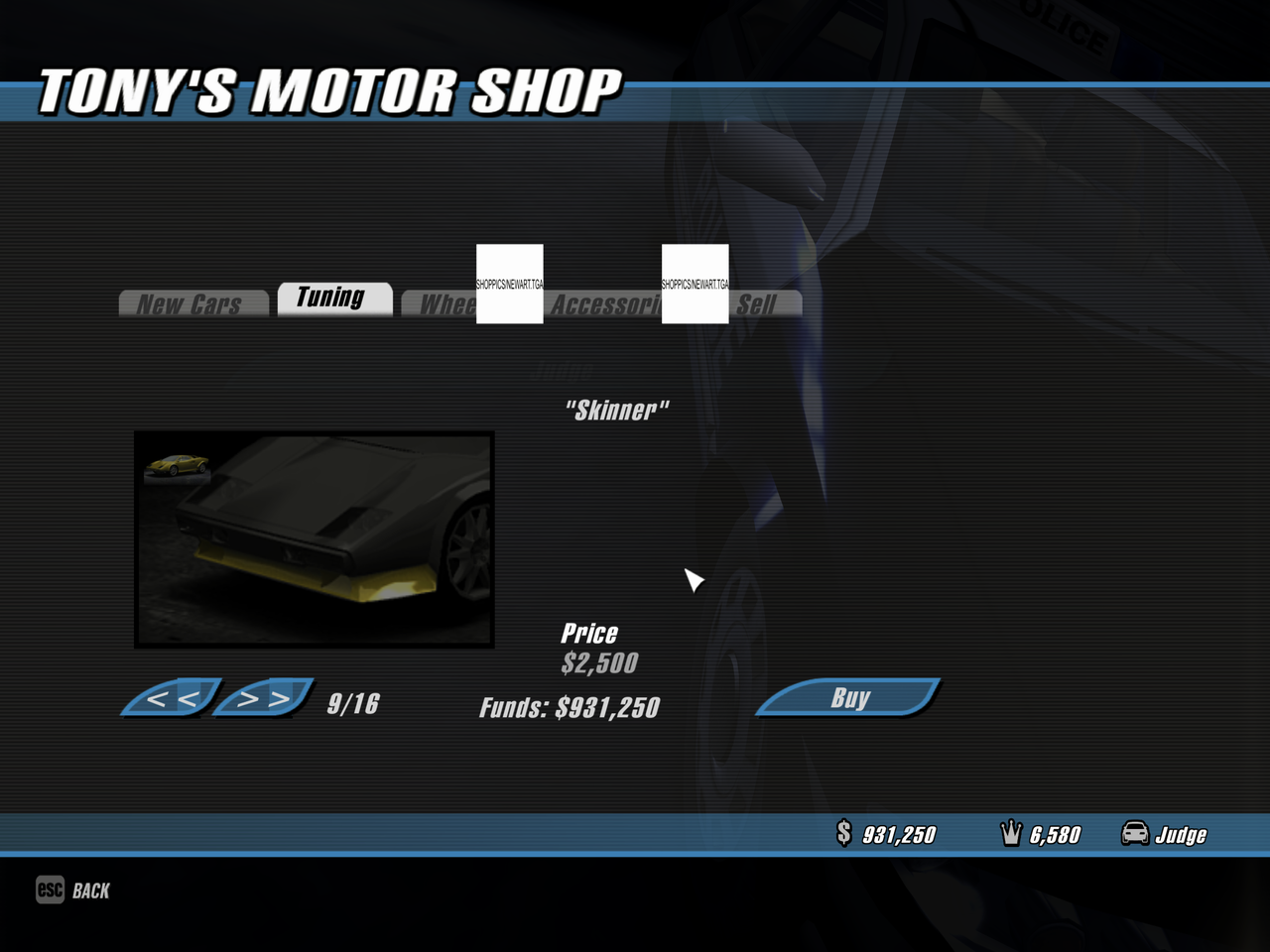 Car part to buy (w/ image preview)