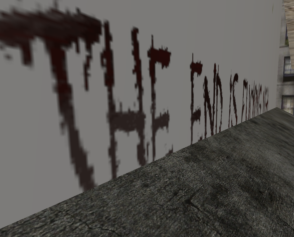Hidden Message. (Wall model hidden for visibility) Hidden Message. (Wall model hidden for visibility)