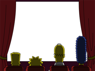 Credits picture showing a theatre with the Simpsons in it, not used. Credits picture showing a theatre with the Simpsons in it, not used.