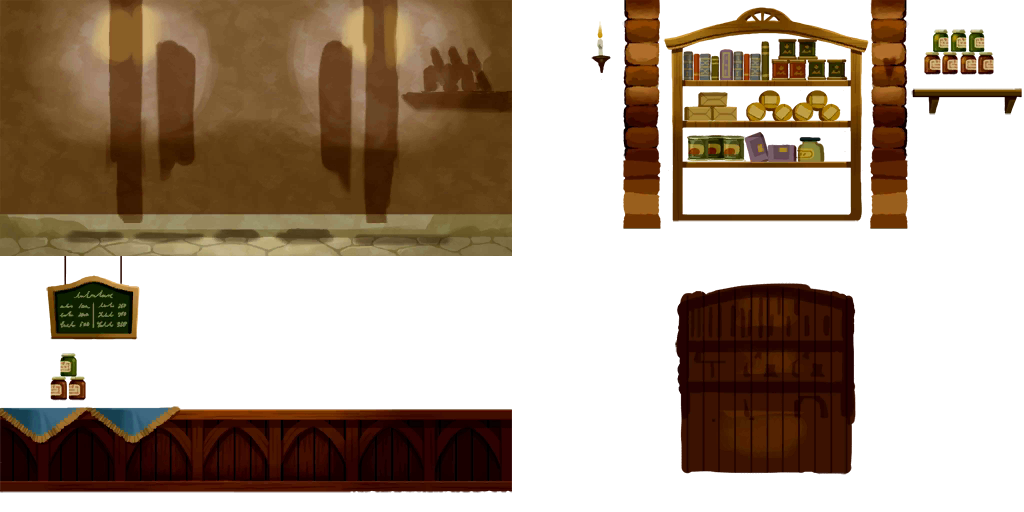 Asset sheet 2, with the background. Asset sheet 2, with the background.