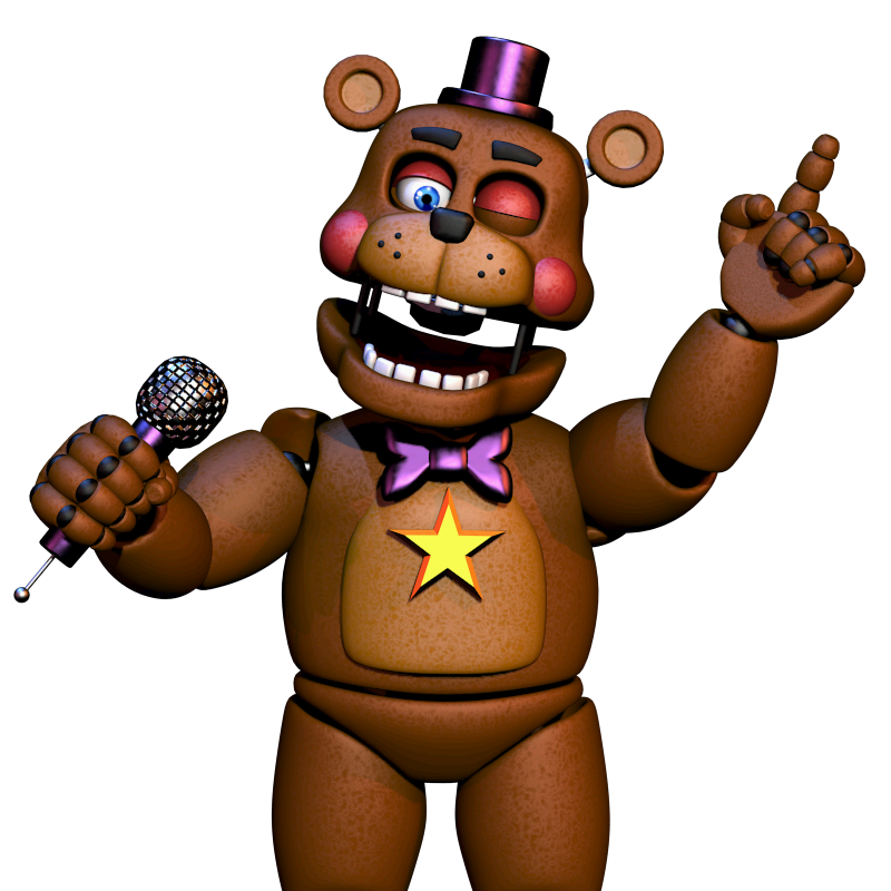 Fazbear Entertainment is not responsible for any nightmares generated from this article due to the Balloon Children above Rockstar Freddy.