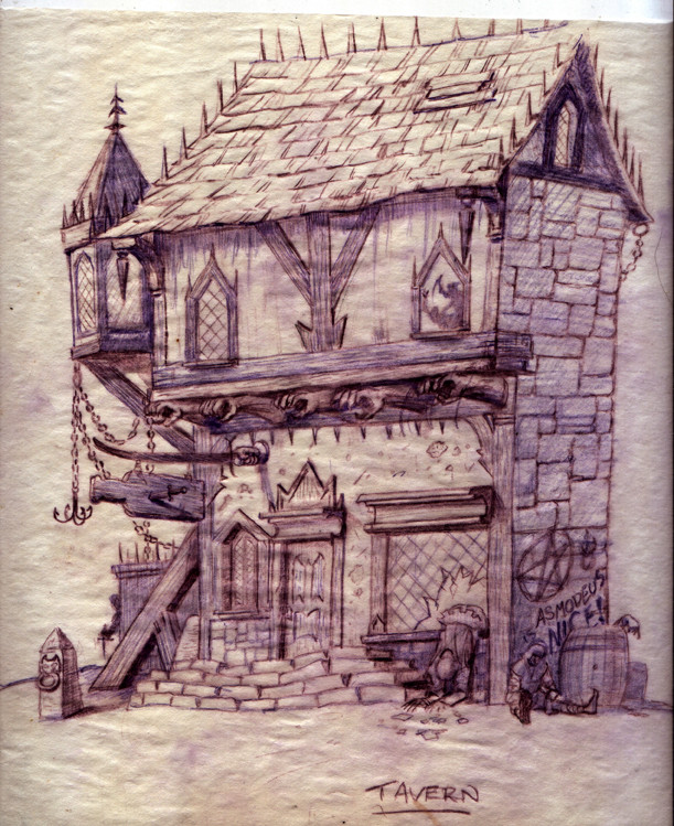 Inferno tavern by George Almond
