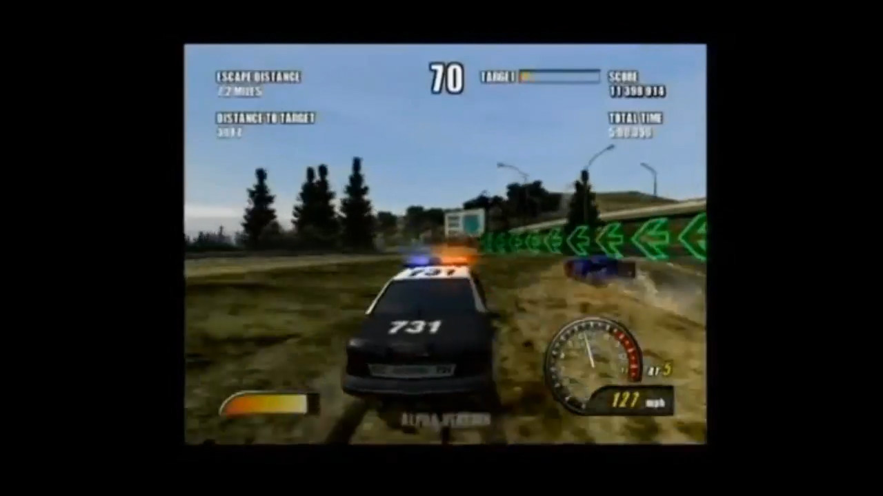 Early HUD in a Pursuit event.