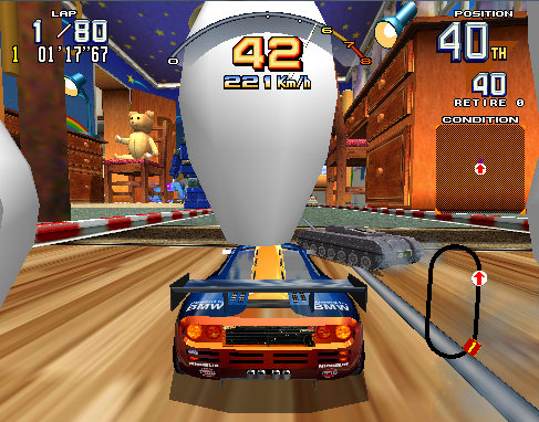 The bowling has an incomplete collision, and when you get close, the head disappeared.