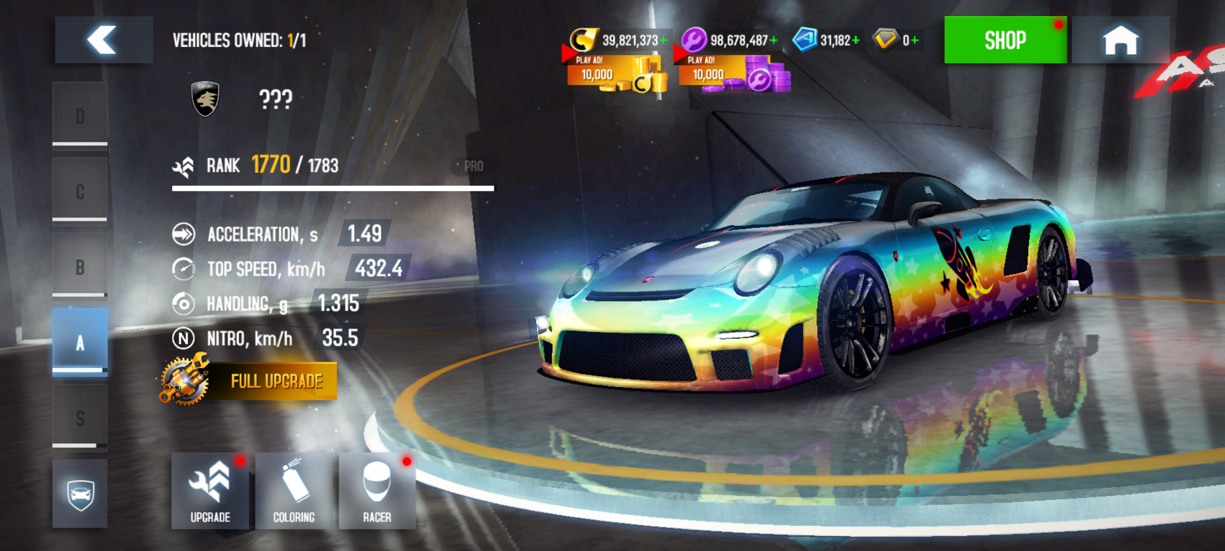 9FF GT9 VMAX marked as ??? 9FF GT9 VMAX marked as ???