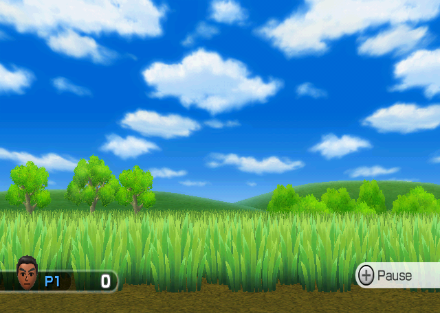 bg010 - Screenshot of "Shooting Range" from Wii Play.