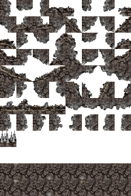 A stone/cave tileset. A stone/cave tileset.