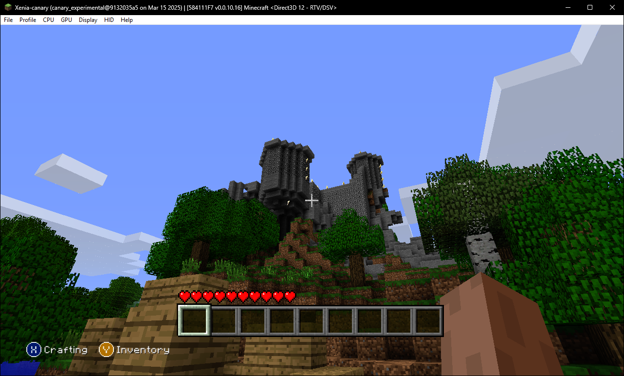 A side view at the mountainside wall found near spawn. A side view at the mountainside wall found near spawn.