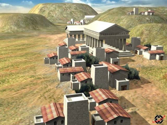 Greek village