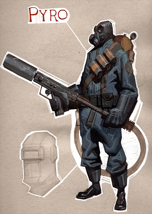 Pyro Concept Art. Pyro Concept Art.