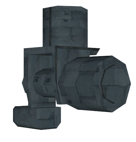 Old ceiling turret textured.