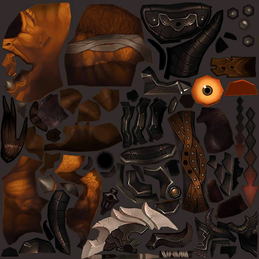 Tech Ruins Guardian texture map Tech Ruins Guardian texture map