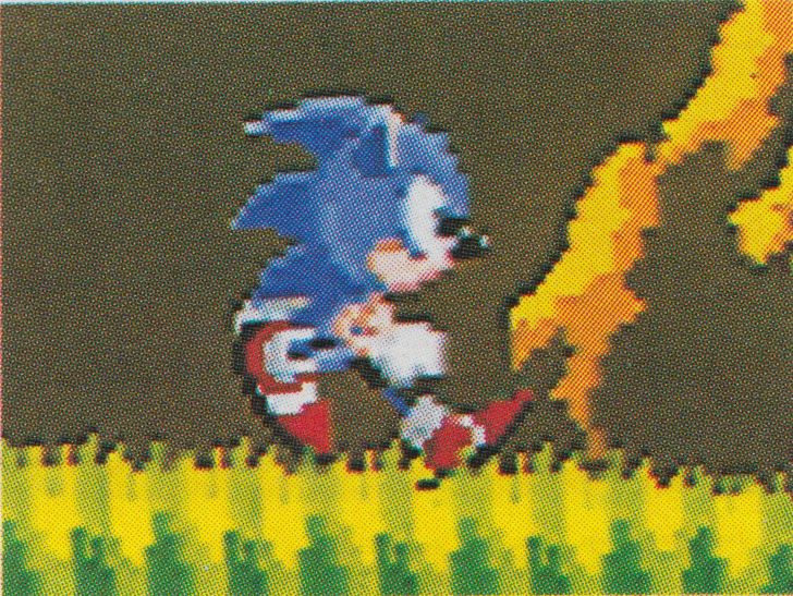 Although also heavily cropped, this shows another Sonic sprite that is very different.