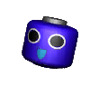A blue servbot head icon from the TIR minigame.