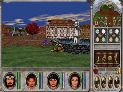 Early fountains in the vanilla version of New Sorpigal.