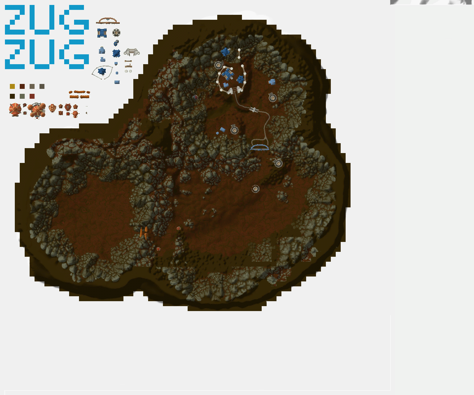 Minimap of Azshara Crater