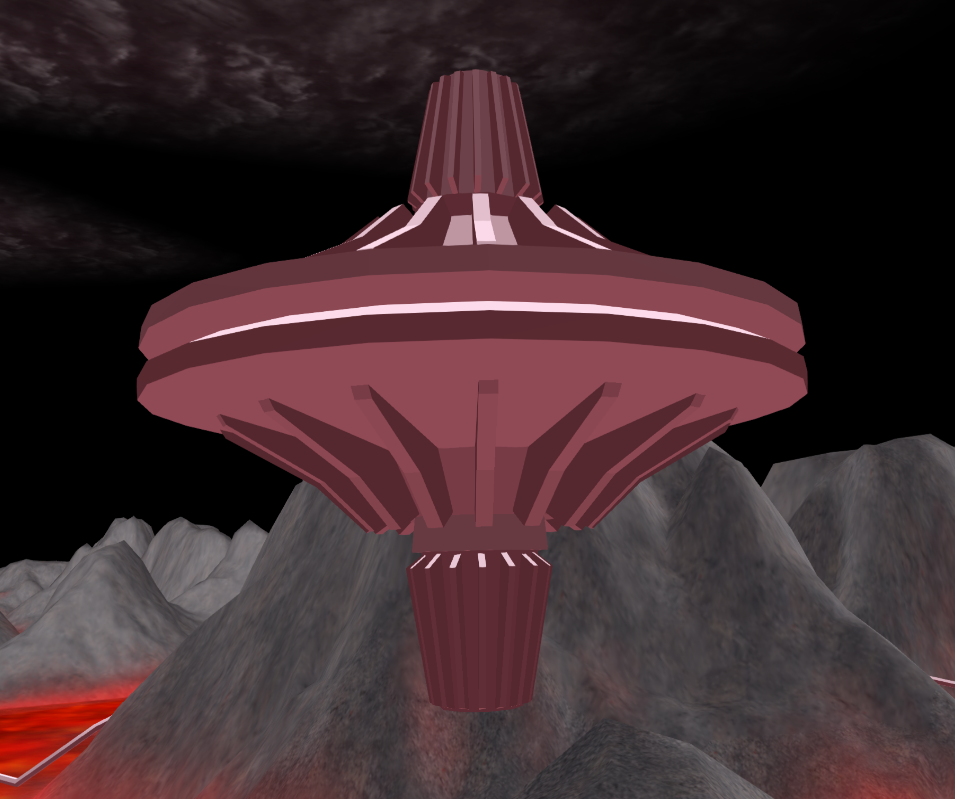 A very early placeholder model of the Factory Command building A very early placeholder model of the Factory Command building