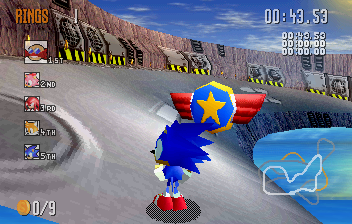 After the loop (This one can still be seen in the game's credits image for this course).